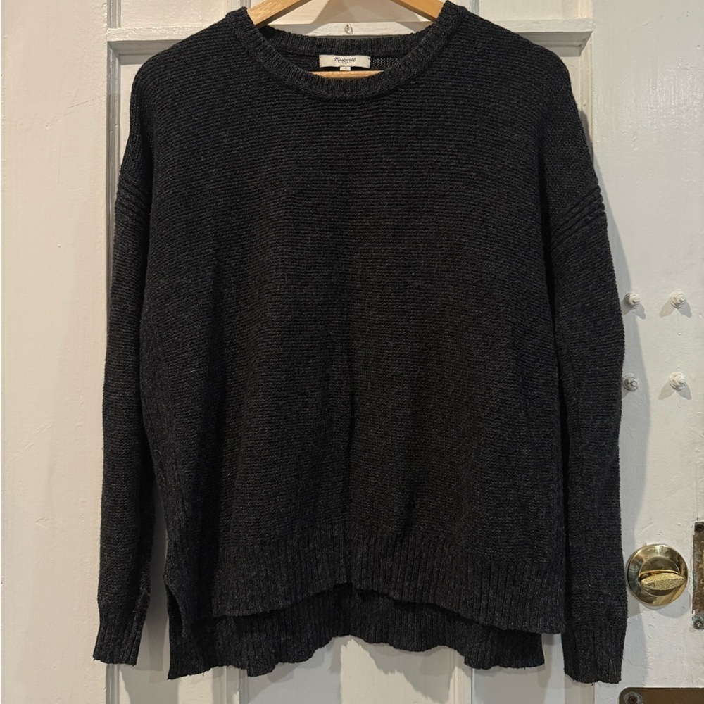 Madewell Charcoal Crew Neck Sweater